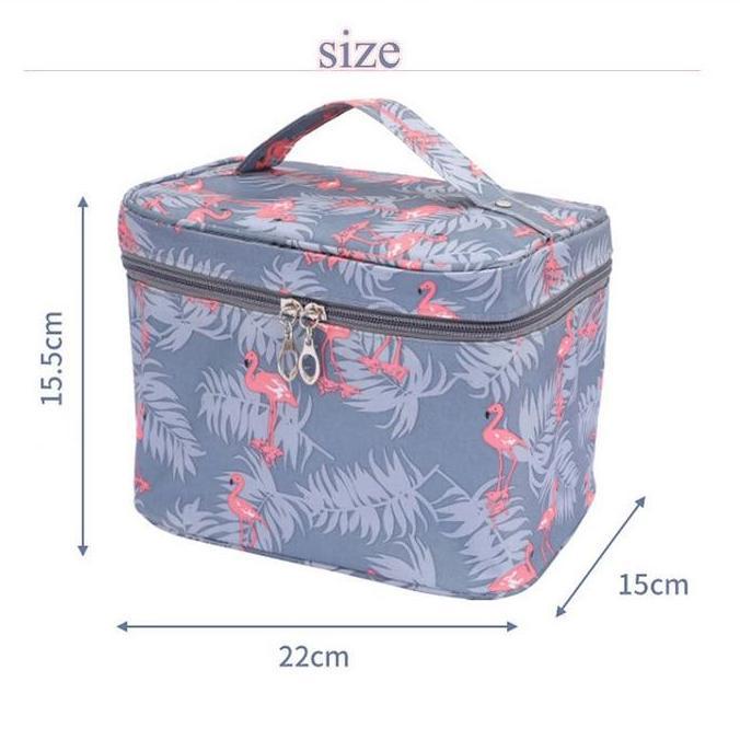 Ykyk- Fxg - Tas Kosmetik Travel Karakter Pouch Make Up Wanita Korea Cosmetics Bag Serbaguna Tk03