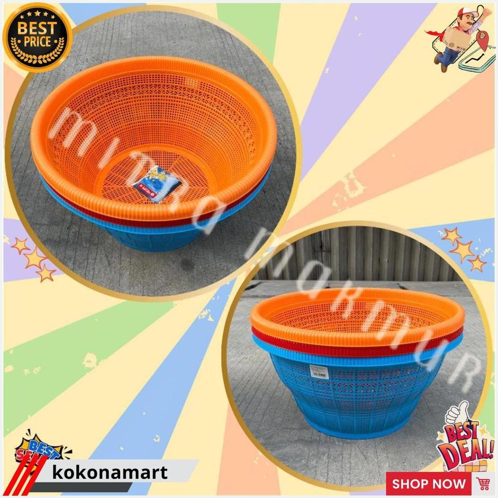 Lion Star - Baku Nasi Plastik Wakul Cengkeh Plastik Tempat Nasi Bakul Nasi Bw-7 Cod