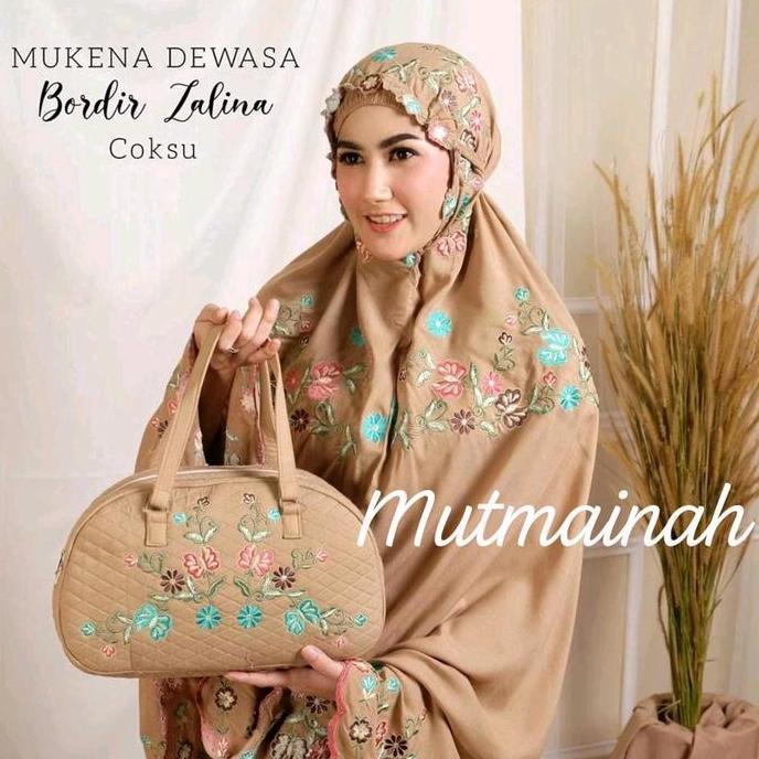 Syukron- Mukena Bordir Zalina Rayon Premium