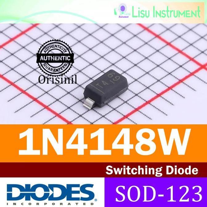 1N4148W SWITCHING DIODE T4 1N4148 4148 SOD-123 DIODES INC ORIGINAL