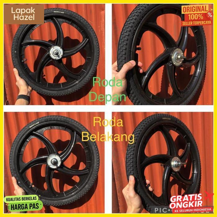 Termurah Velg 20 Klewang Ban Hidup (Ban Angin) Plus Alat Sepeda