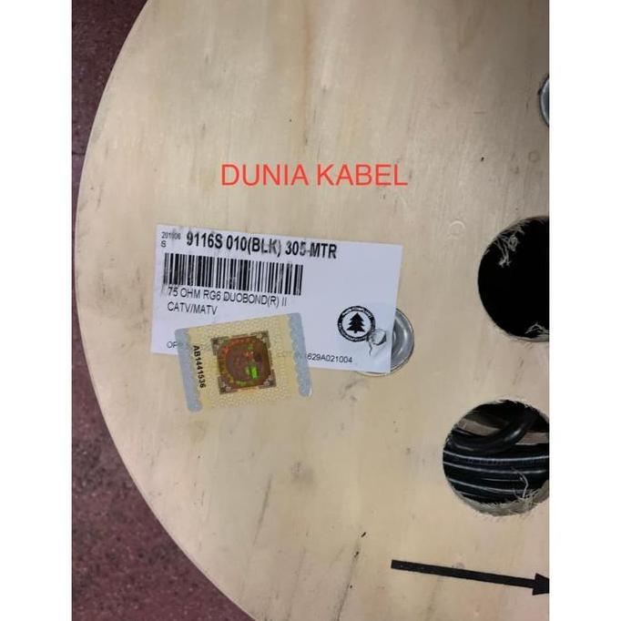 TERLARIS - Belden kabel Coaxial / RG6 RG 6 911S kabel CCTV @ 100 meter