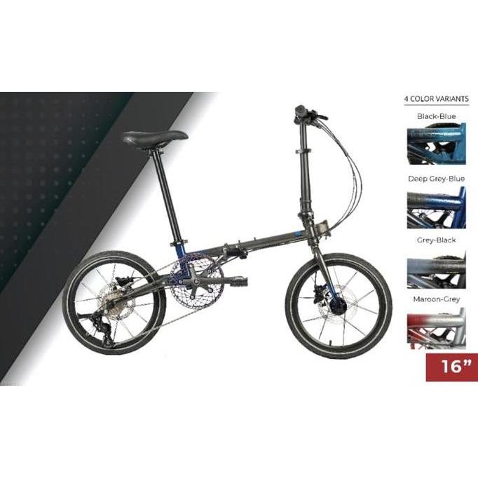 Terlaris Sepeda Lipat Element Troy X 10 Speed Termurah