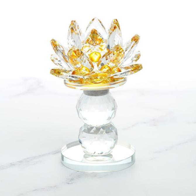 Pajangan Lotus Kristal Capodimonte LH40HZ