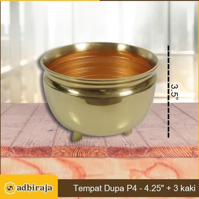 TERMURAH - Hiolo Bokor Tempat Bakar Dupa Kuningan P4