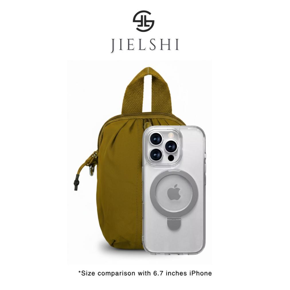 Hot Product Jielshi Sonia 9748# - Tas Selempang Hp Slingbag Mini Wanita Pria Terbaru Parasut Anti Ai