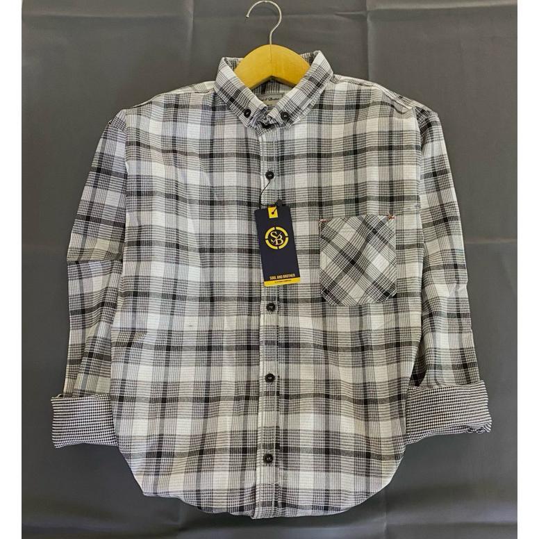 Premium Twenty Six Kemeja Flanel Unisex Flanel Pria Flanel Wanita Kemeja Gratis Ongkir Kemeja Kasual