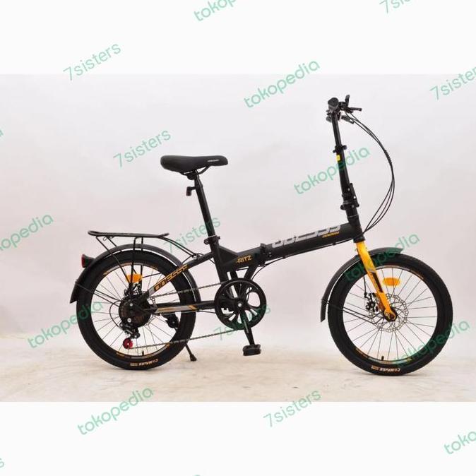 Terlaris Sepeda Lipat Dewasa 16 20 Inch Odessy Ritz 7 Speed Rem Cakram