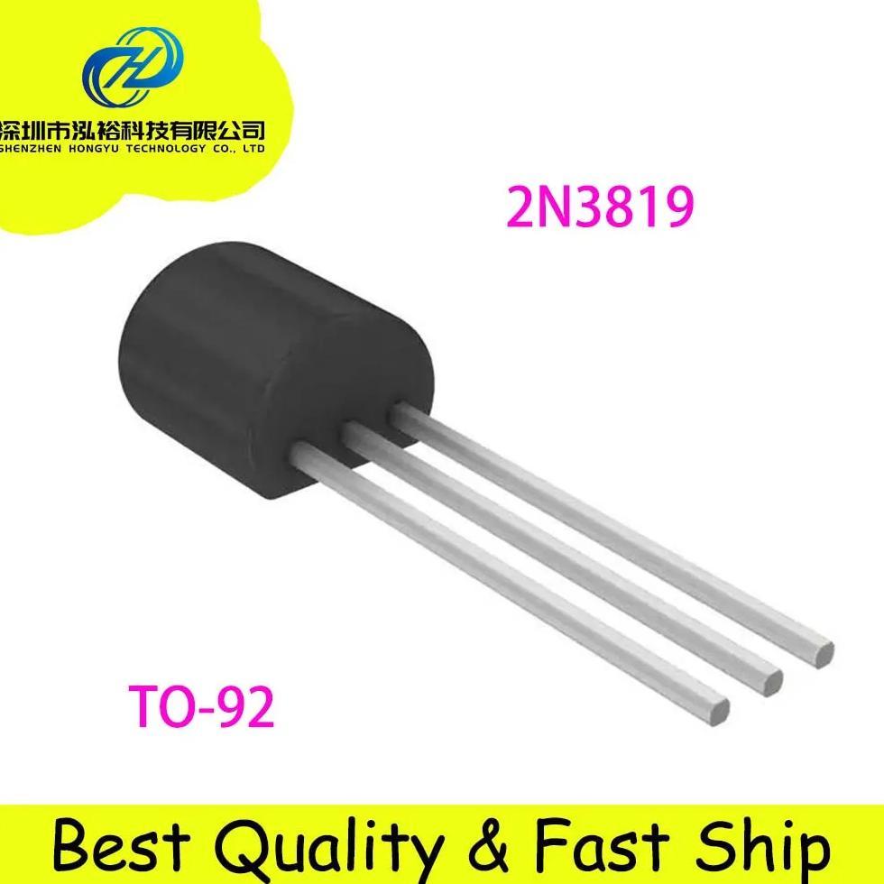 10 Pieces/lots 2N3819 3819 2N TRANS JFET N-CH 25V 10MA TO-92 Best Quality IC Chipset