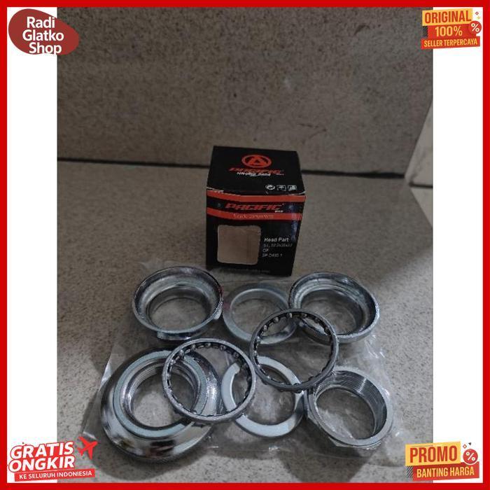 Murah Kom Fork Head Part Set Pacific D407/D406 22.2 Mm Standar Sepeda Bmx Lipat Minion Fixie Mtb