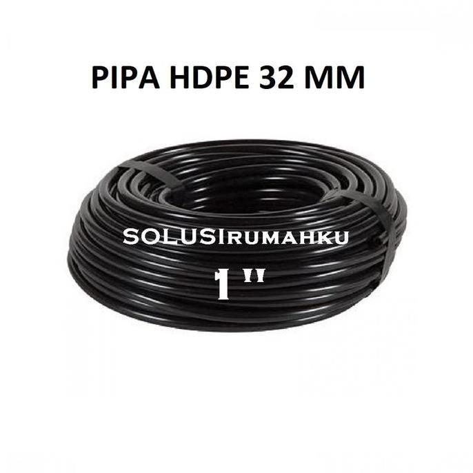 Selang HDPE 1" Meteran/Eceran Pipa PE Hitam Selang PDAM 1 Inch