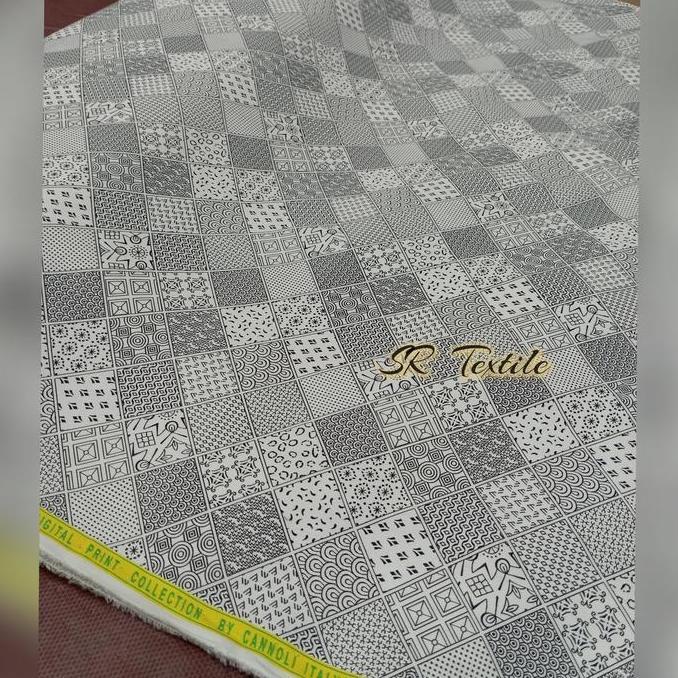 katun yanded italy.. bahan kemeja..kain kemeja