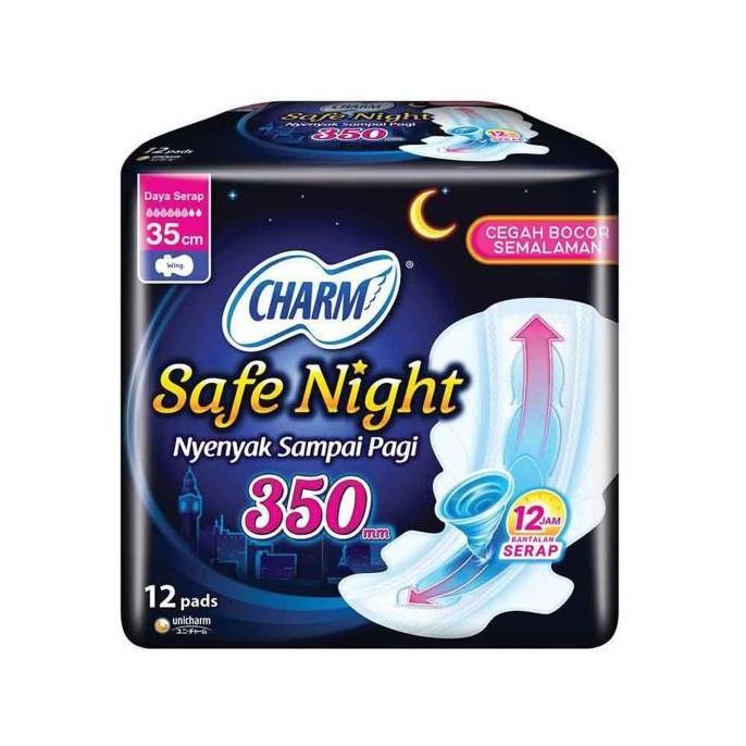 Wonfull- Charm Safe Night/Nyenyak Sampai Pagi 350Mm Isi 12