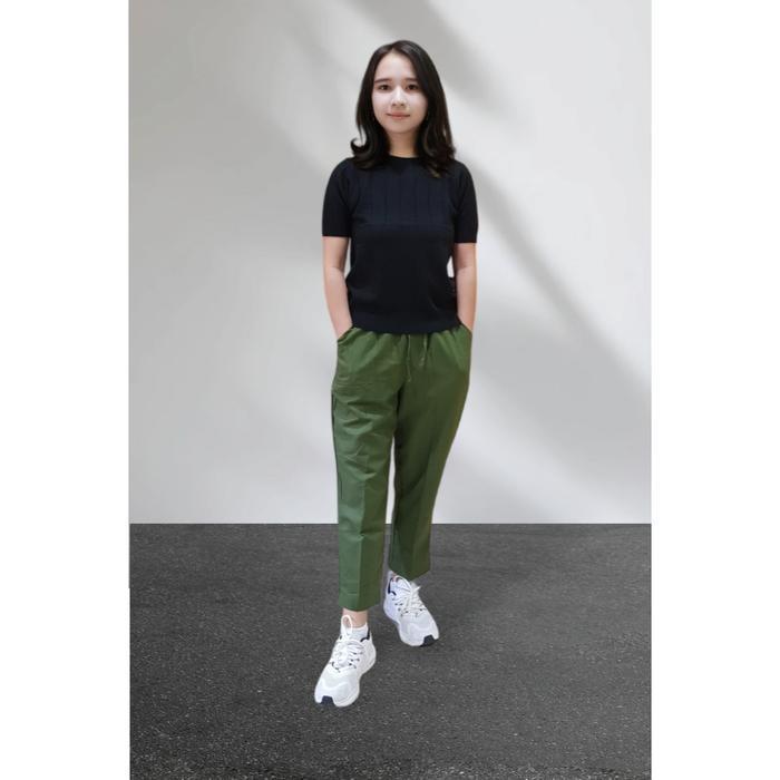 (Terbaru) Celana Santai Linen 7/8 Celana Santai 7/8 Bestseller