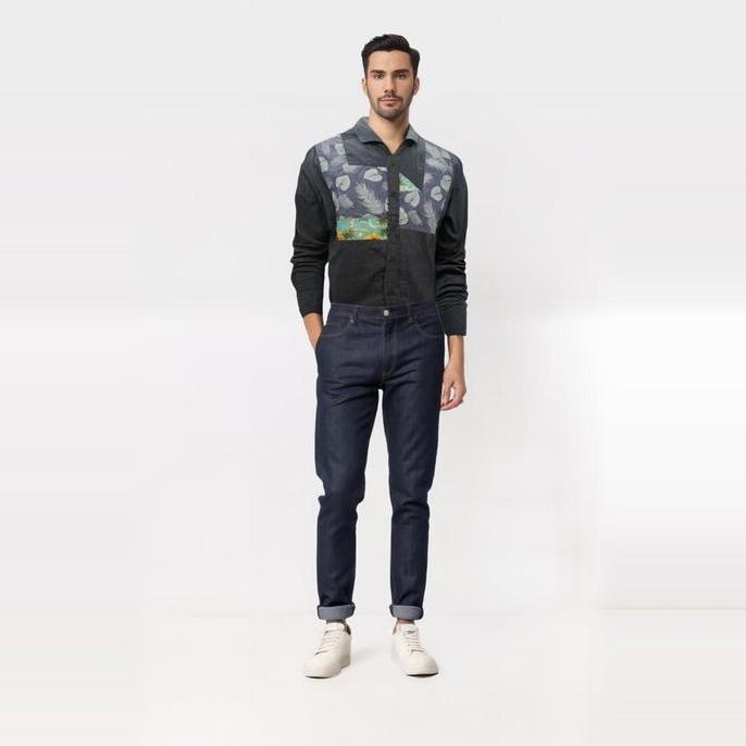 Kemeja IEBE Lengan Panjang A3AI8025 High Kerja Pria Baju