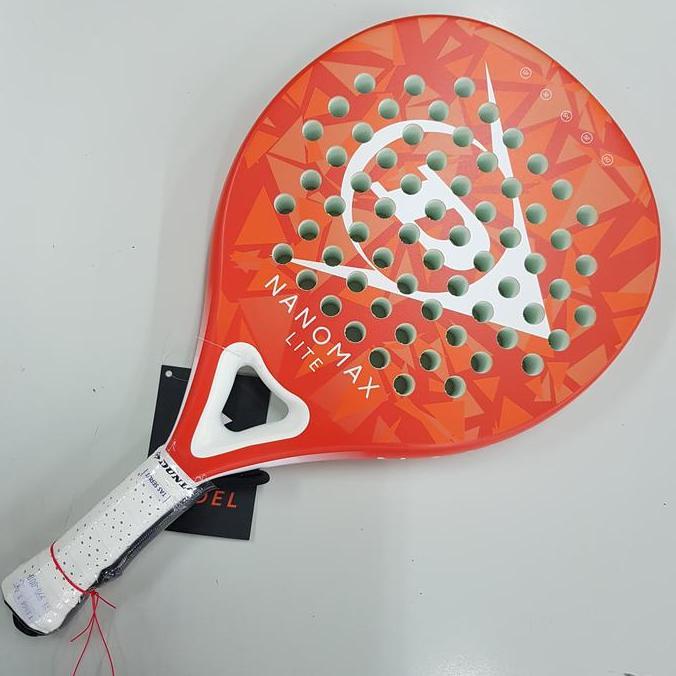 HARGA DISC - Raket reket padel paddle Dunlop Nanomax Lite orens orange plus tas serut asli original