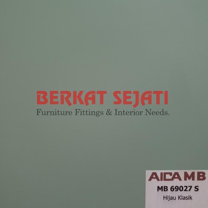 Promo AICA HPL AICA MB 69027 S - HIJAU KLASIK CLASSIC GREEN - SOLID Diskon