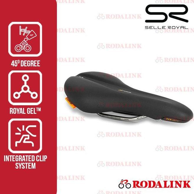 Selle Royal Sadel Sepeda Explora Athletic Unisex Sadel Sepeda Mtb City Touring