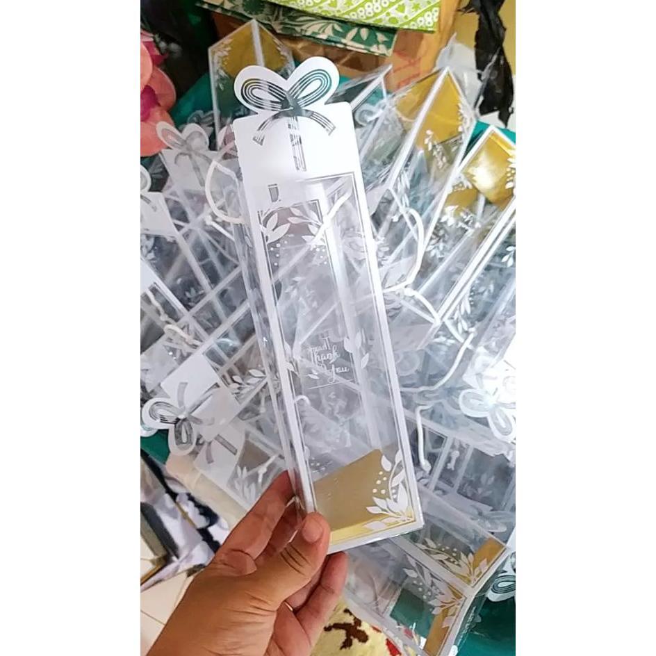 50 pcs MIKA MOTIF KEMASAN BOTOL KAKTUS / MIKA SOUVENIR BOTOL 420ML