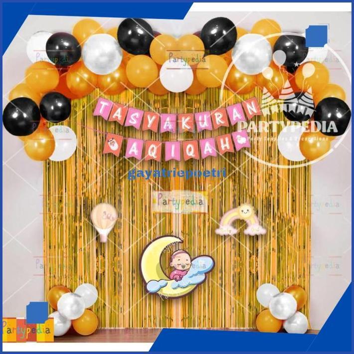 GAYATRIEPOETRI PAKET DEKORASI AQIQAH ANAK/BAYI PEREMPUAN YUI-7