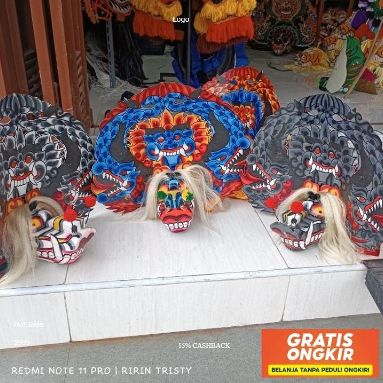 Barongan Anak Ukir Ukuran 13/Barongan Anak Murah Ready