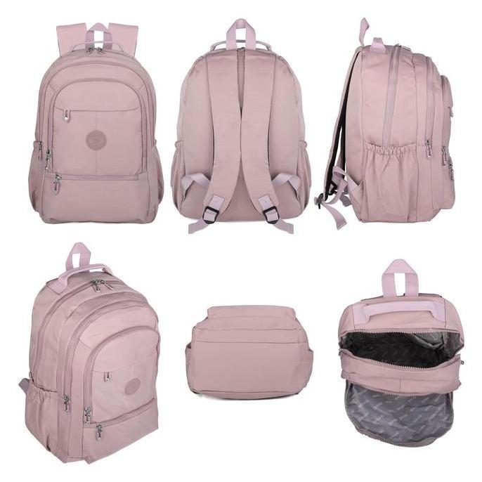 Tas Ransel Sekolah Nylon / Ransel Laptop Nylon Wanita / Pioma Malo