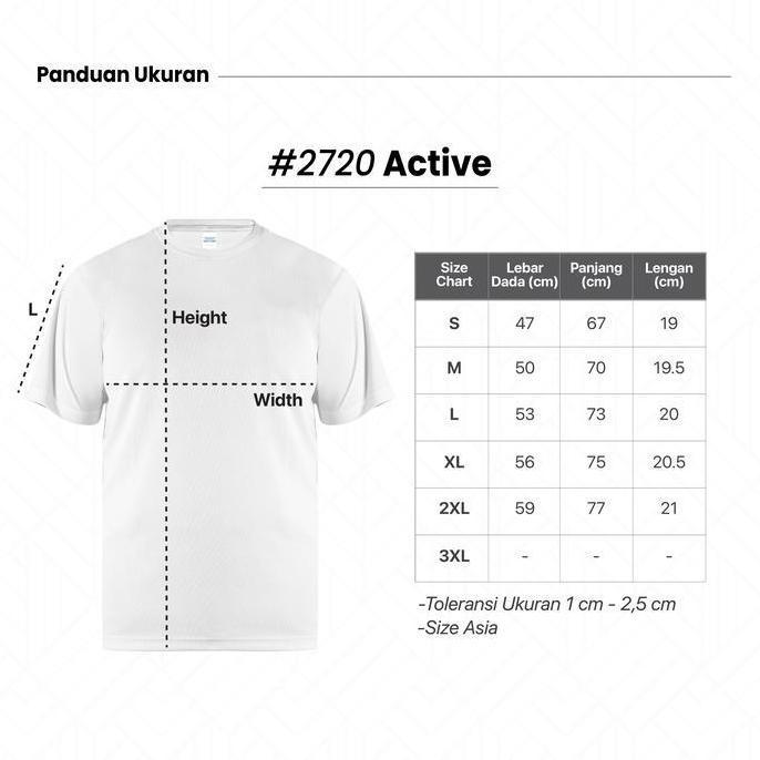 Sablon Kaos DriFitCustom NSA 2720 Satuan Lusinan