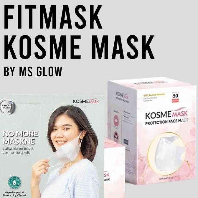 Murah Kosme Mask Fitmask Putih Hitam Hijab Masker Duckbill Anak Fitmask Kids Promax X Rans Kosmemask