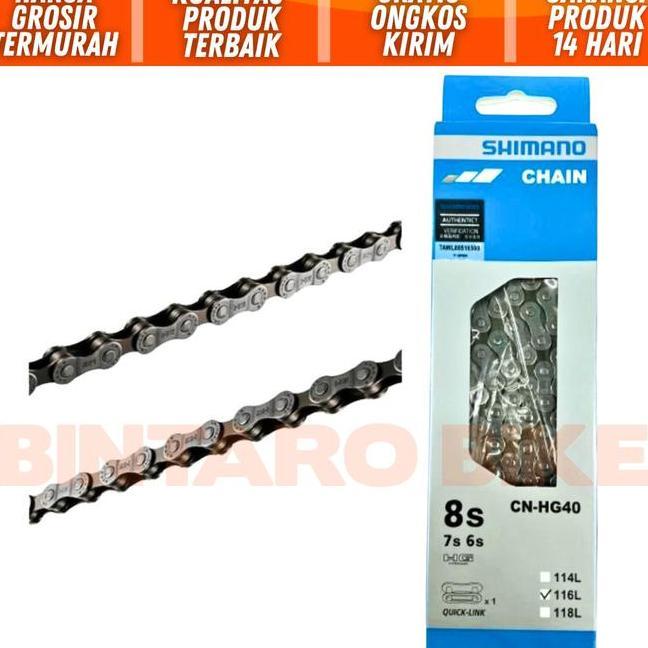 Rantai Sepeda Cnhg40 6 7 8 Speed Chain Rantai Sepeda Lipat Gunung Mtb Roadbike Dll