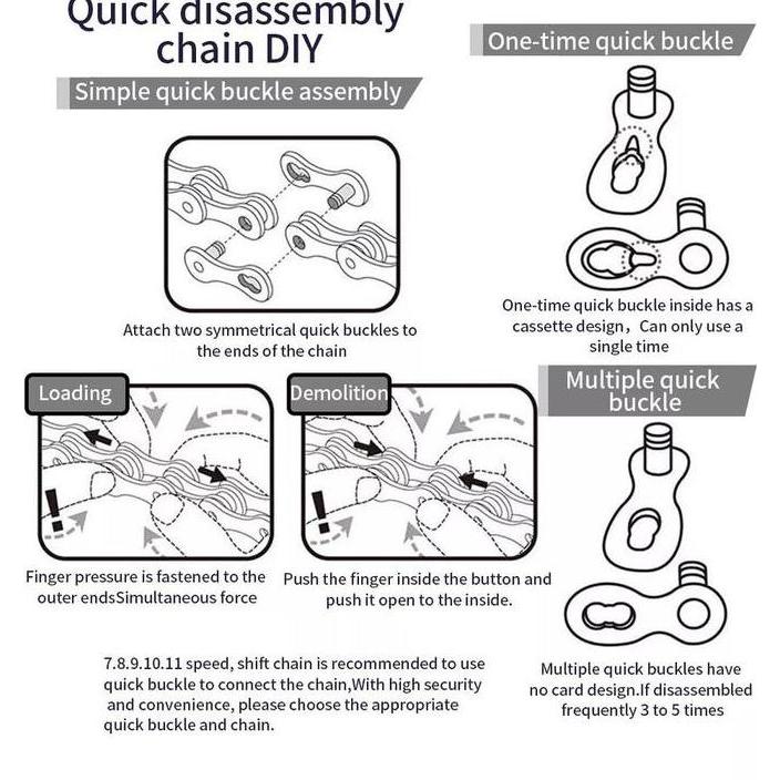 Bike Chain Ybn Taiwan Rantai Sepeda Rante Mtb 8 9 10 11 12 Speed 8S 9S 10S 11S 12S Ringan