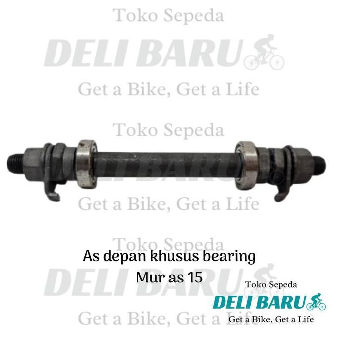 Promo As khusus bearing hub terombol pelek depan bering 6900 mur as 15 sepeda anak BMX lipat COD
