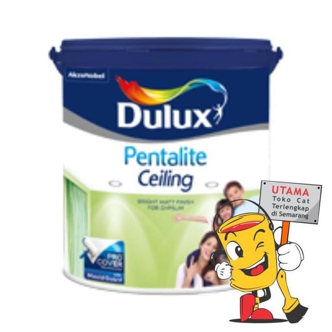 NEW Dulux Pentalite Ceiling White Cat Tembok 25 Kg