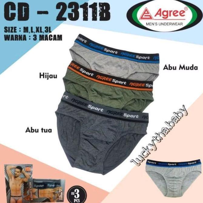 Promo CD AGREE SPORT_CELANA DALAM PRIA SPORT AGREE 2311B M.L.XL.XXL Diskon