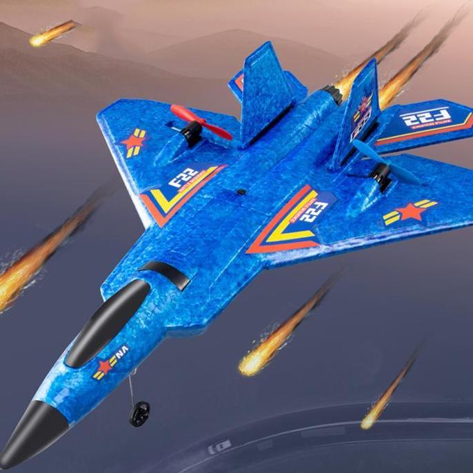 WETECH MAINAN PESAWAT TERBANG BATERAI REMOTE CONTROL LED PESAWAT TOYS RC PESAWAT LAMPU GLIDER AIRPLA