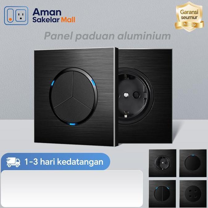 Sakelar lampu dinding saklar stop kontak saklar satu saklar dua saklar tiga empat saklar saklar lamp