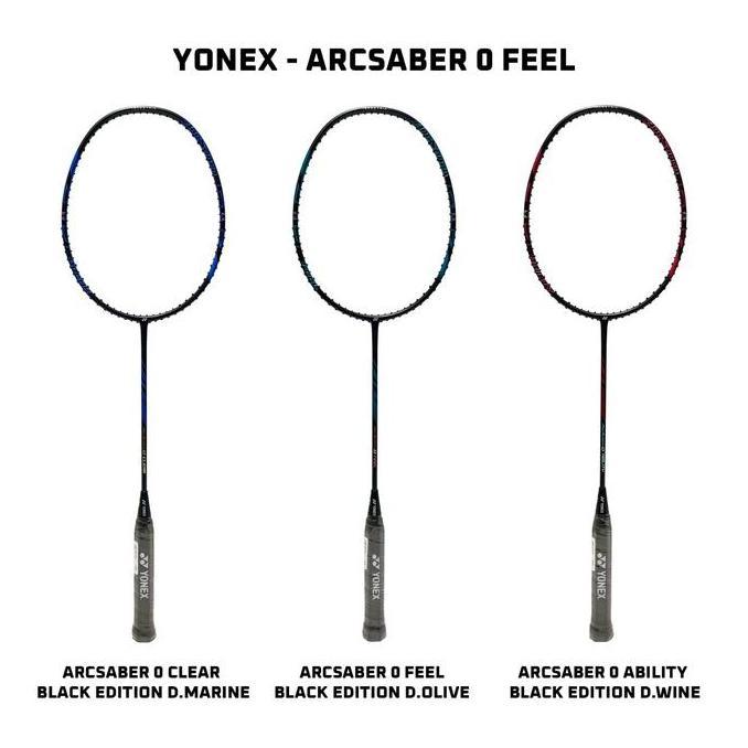 Raket Badminton Yonex ARCSABER 0 Clear Black Edition D.Marine