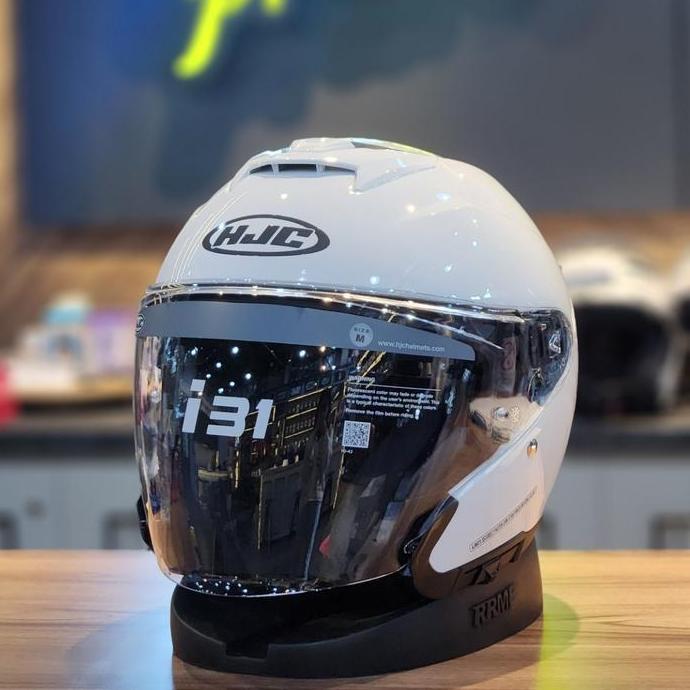 HJC i31 White Helm Half Face