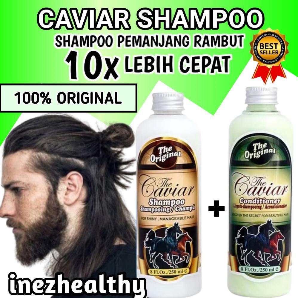 CAVIAR SHAMPOO PEMANJANG RAMBUT PENUMBUH RAMBUT SHAMPO CONDITIONER Sampo Kuda Penyubur Botak Termura