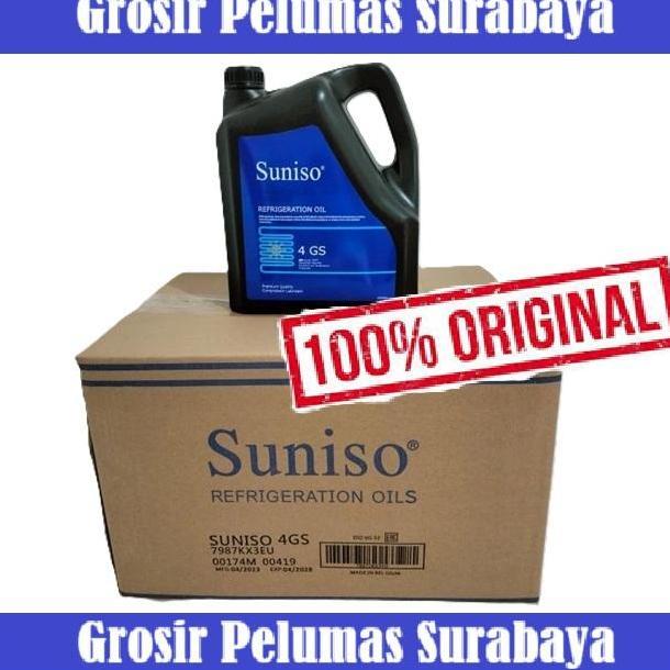 1nakasainya - original suniso 4gs galon oli kompresor pendingin / ac / kulkas belgium suniso refrige