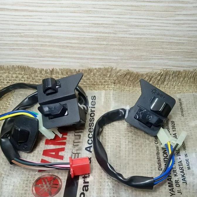 Promo saklar set kanan dan kiri motor Yamaha Vega ZR Vega rr Klakson Lampu Diskon