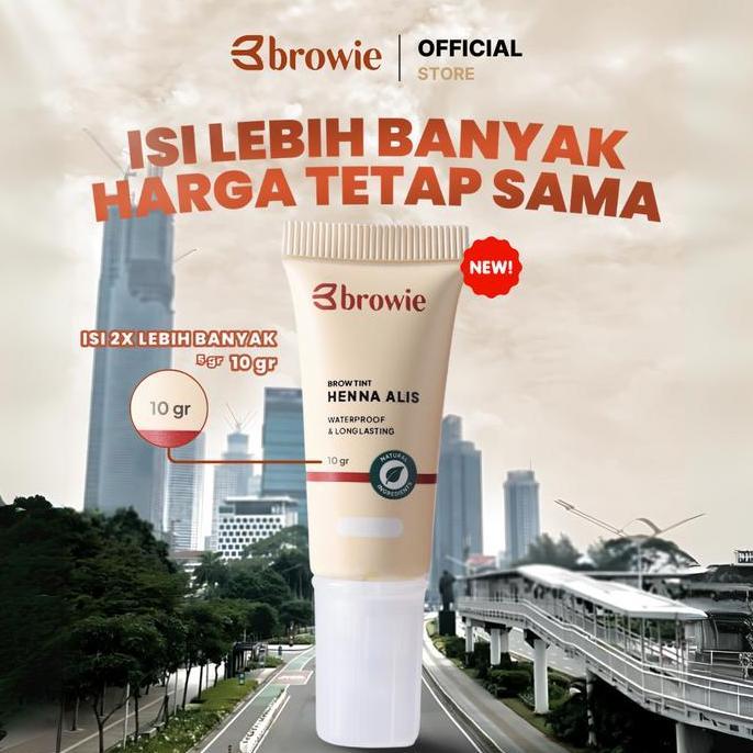 browie Brow Tint Henna Alis 72 Jam, Halal & BPOM
