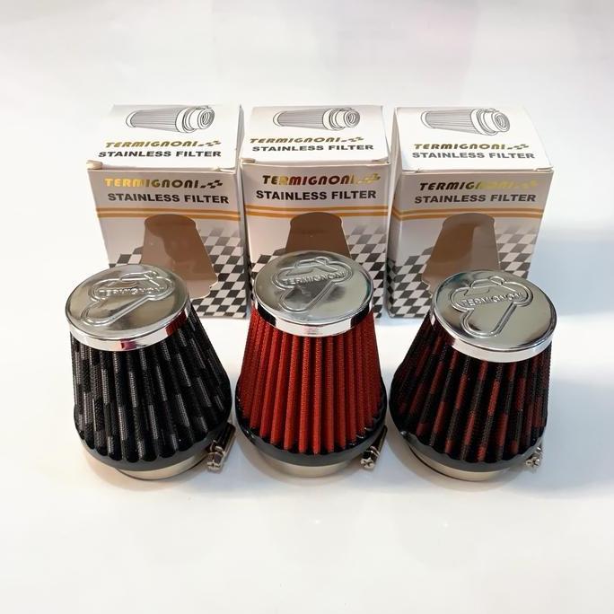 Promo Filter Karbu Stainless Stenlis Filter Koso PE 24 / 26 / 28 / 30 / 32 Universal Motor Diskon