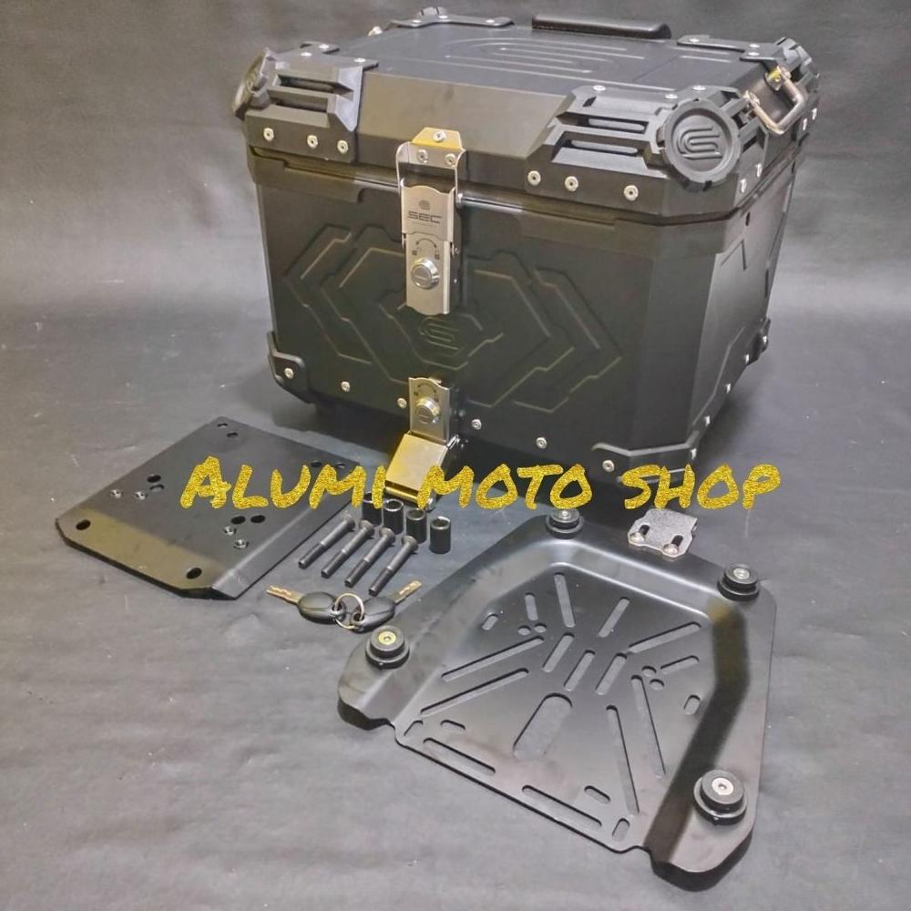 paket box sec 45 liter komplit backrest & breket box csj pcx karbu pcx 150 pcx 160