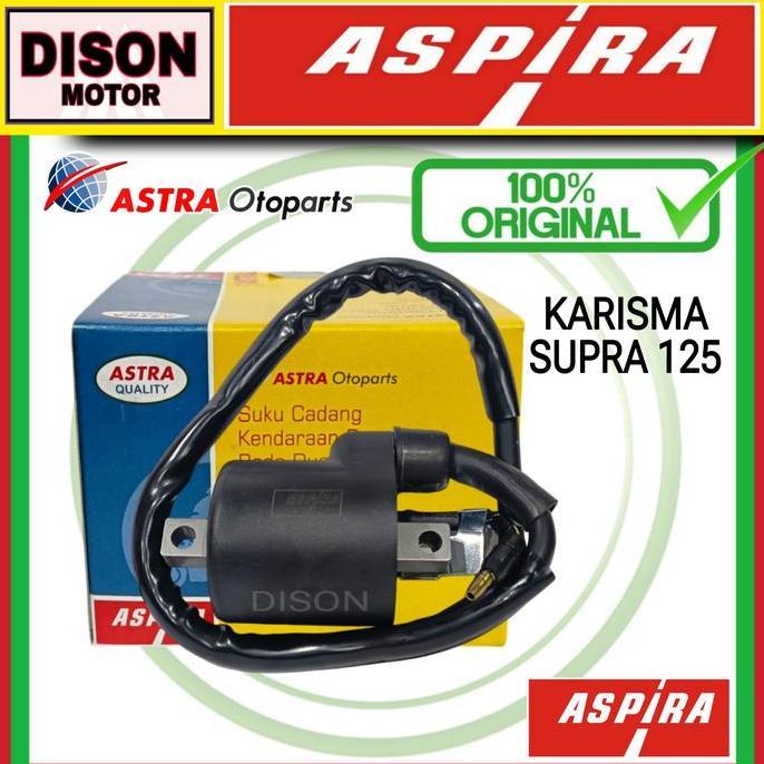 Promo Koil Aspira karisma supra x 125 original 100% coil koil pengapian Astra Otoparts Motor Diskon
