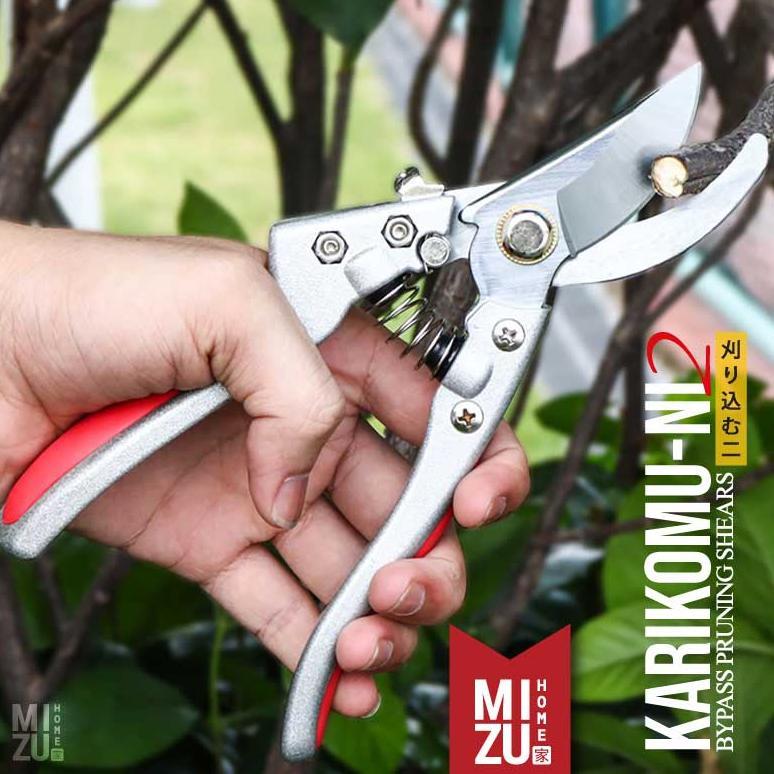 MIZU KARIKOMU-NI Bypass Pruning Shears Gunting Taman Gunting Stek Bonsai Gunting Dahan Ranting Pohon