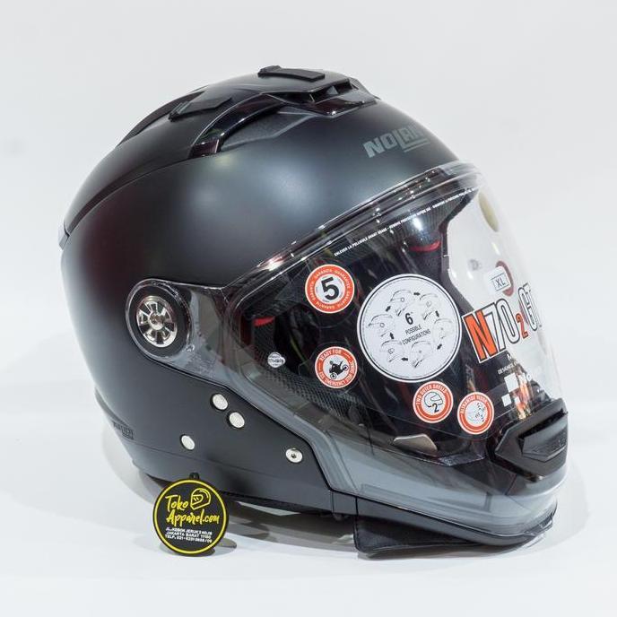 NOLAN N70.2 GT CLASSIC 010 - Flat Black Helm Modular