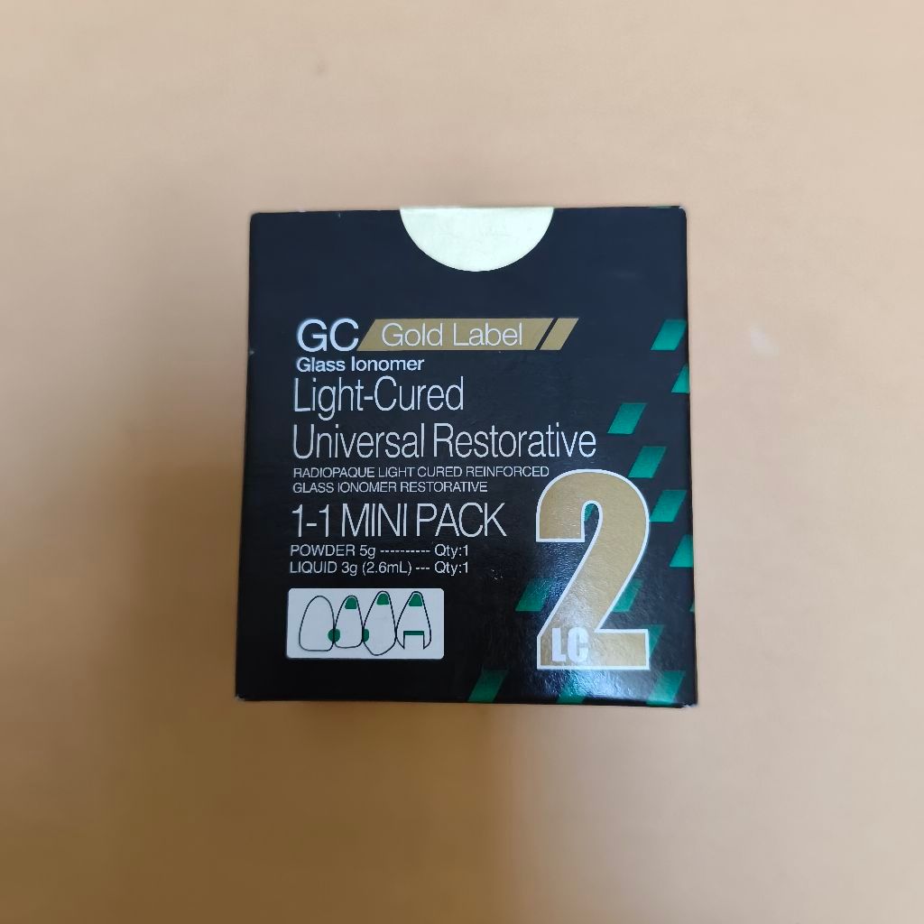 GC Fuji 2 LC Gold Label Minipack Fuji 2LC Glassionomer GIC Glass Ionomer