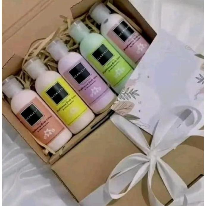 Terlaris Secarlett Body Lotion 5 Pcs Ukuran 30Ml & 60Ml Perawatan Tubuh Kenyamanan Dan Perlindungan 