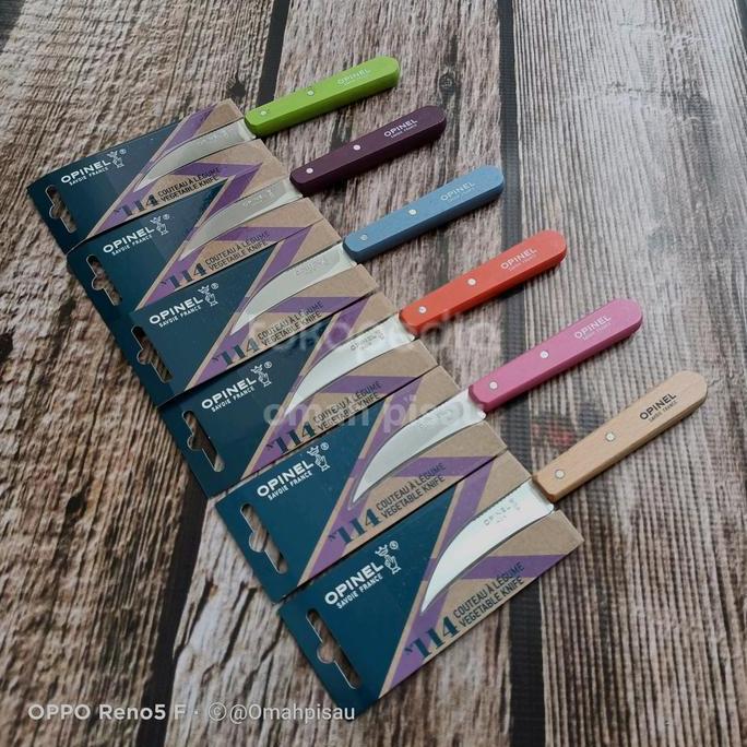 Opinel N114 Vegetable Knife Pisau ukir buah okulasi cangkok France