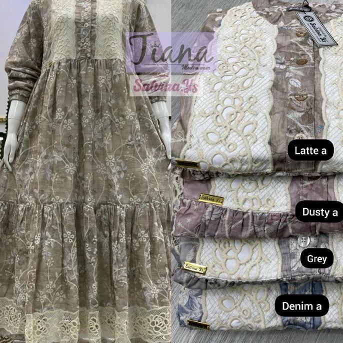 salvina midi katun bordir bolong print renda tille |||||||||| rayon |||||||||||||